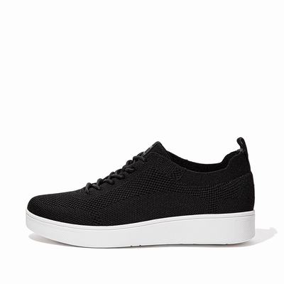 Fitflop Women's RALLY Airyknit Sneakers - Black, WE3508472